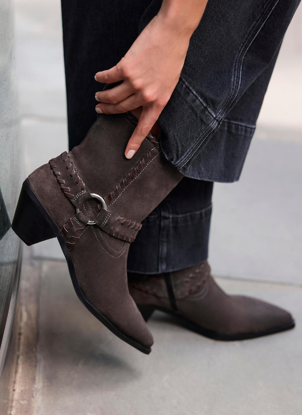 Molly Brown Suede Ankle Boots – Mint Velvet - Main Image