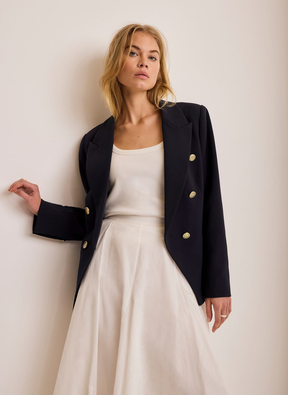 Navy Double Breasted Blazer