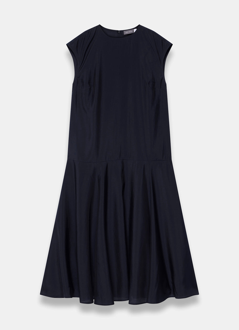 Navy Full Hem Midi Dress – Mint Velvet
