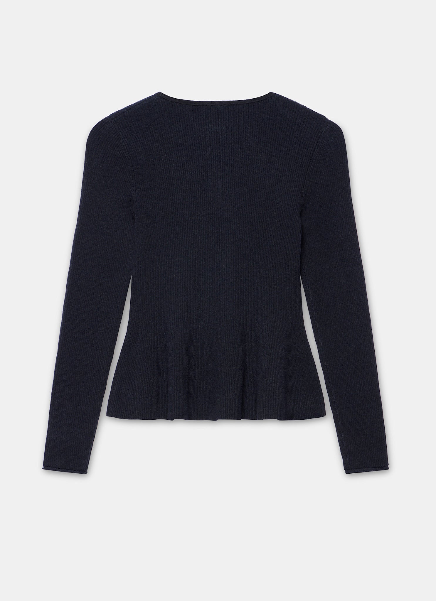 Navy Peplum Knit Cardigan – Mint Velvet