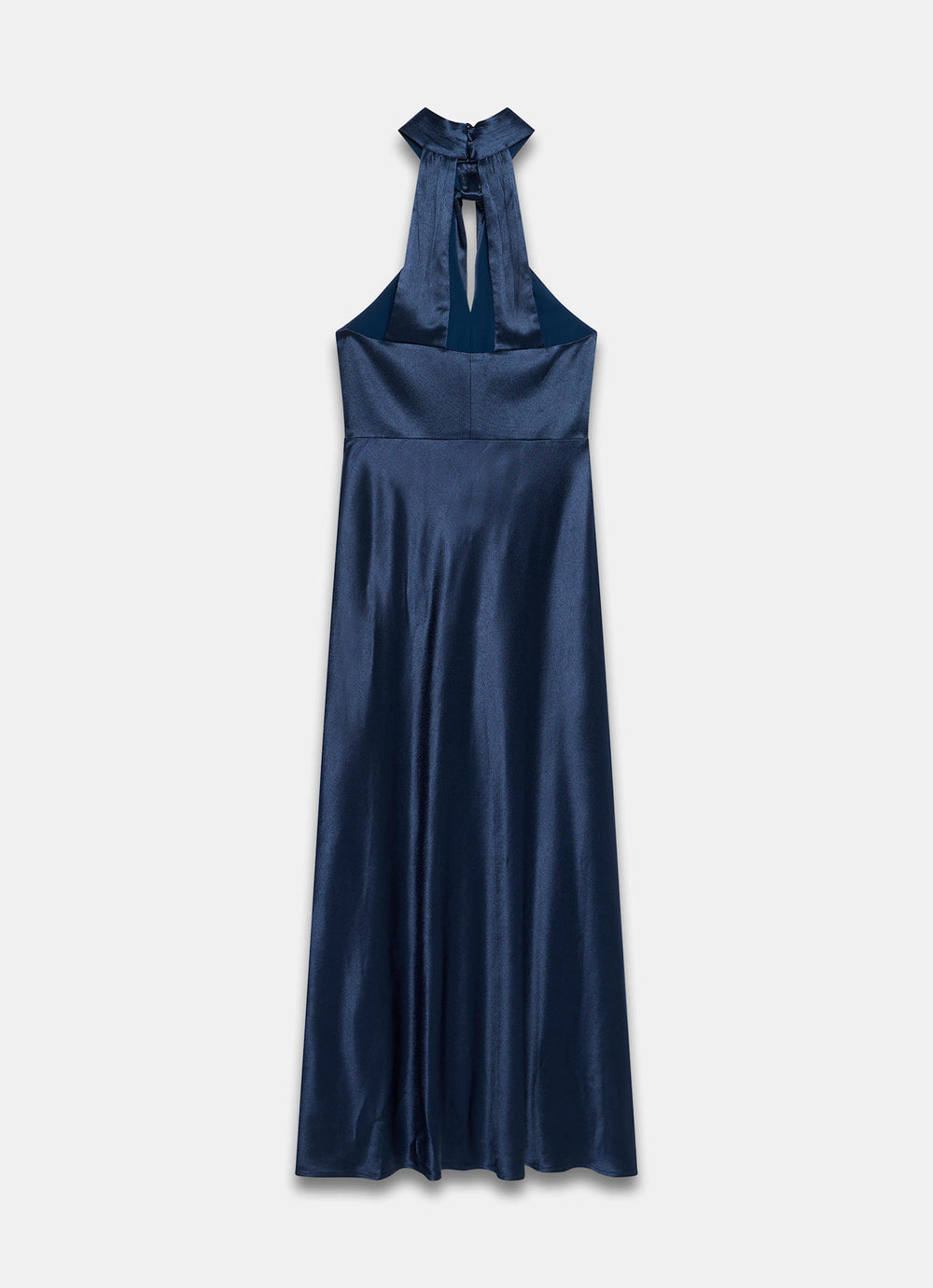 Navy Satin Halter Maxi Dress Mint Velvet Navy Satin Halter Maxi Dress Mint Velvet