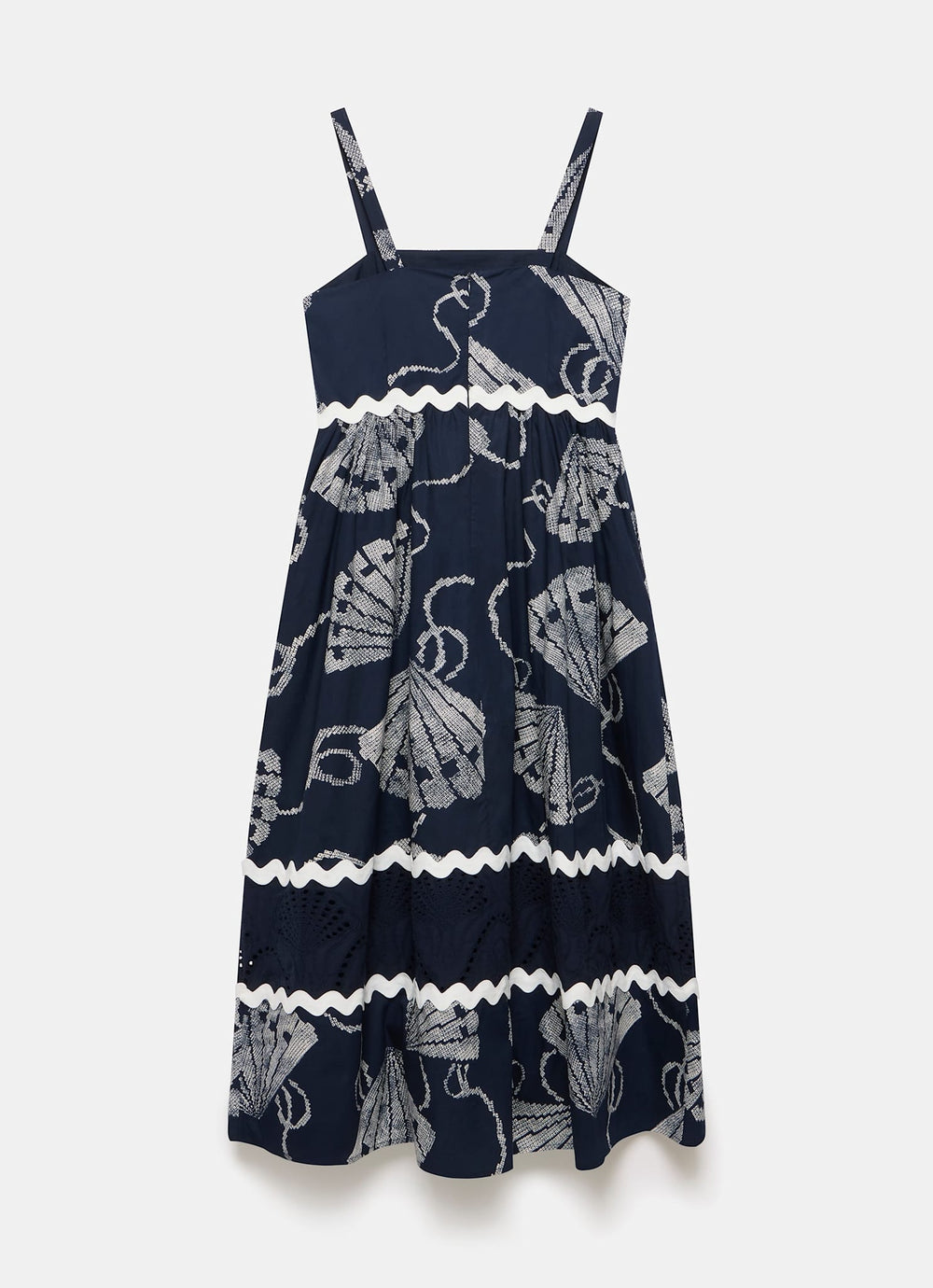 Navy Shell Print Maxi Dress Mint Velvet Navy Shell Print Maxi Dress Mint Velvet
