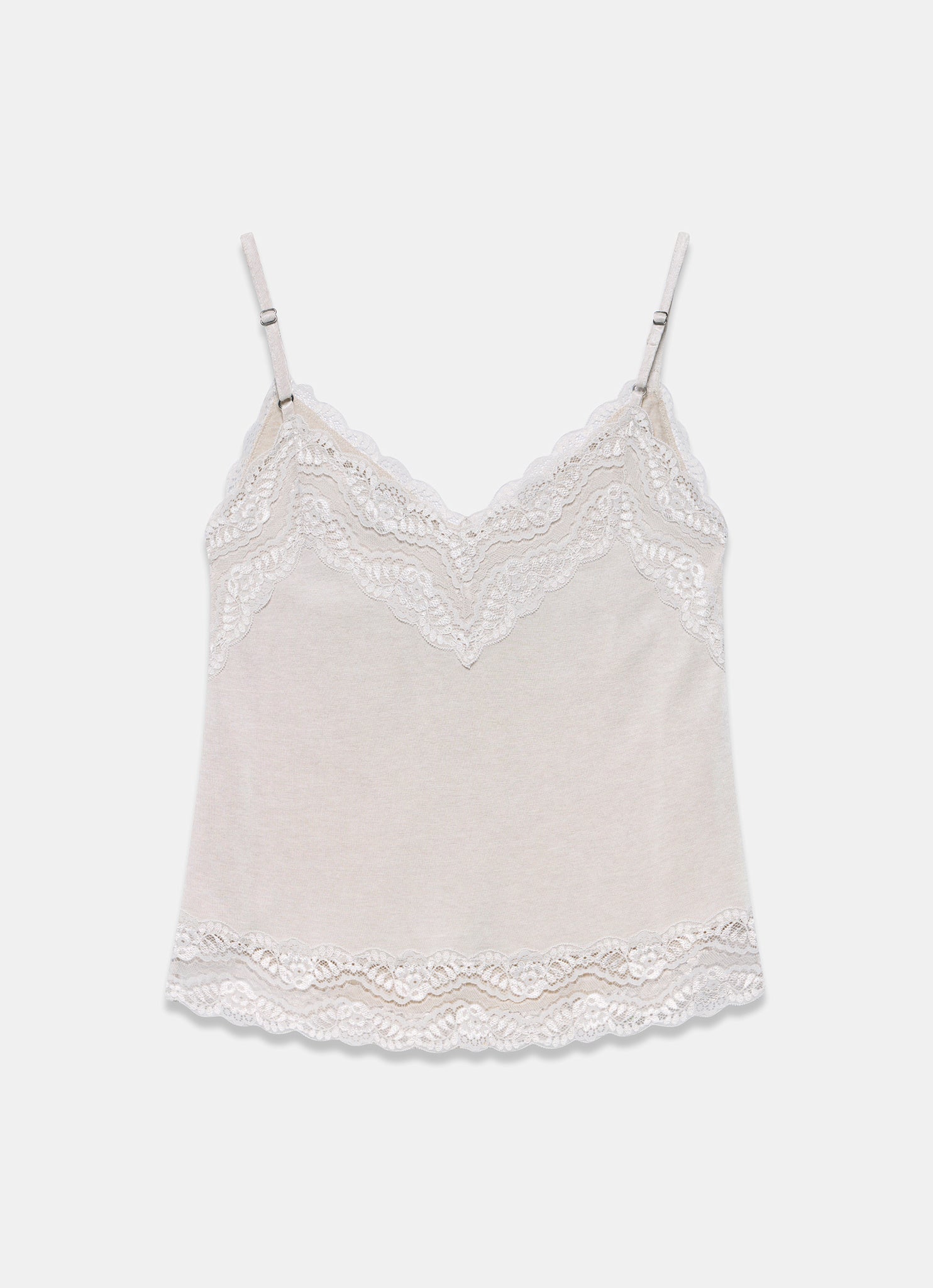 Neutral Lace Detail Camisole Top – Mint Velvet