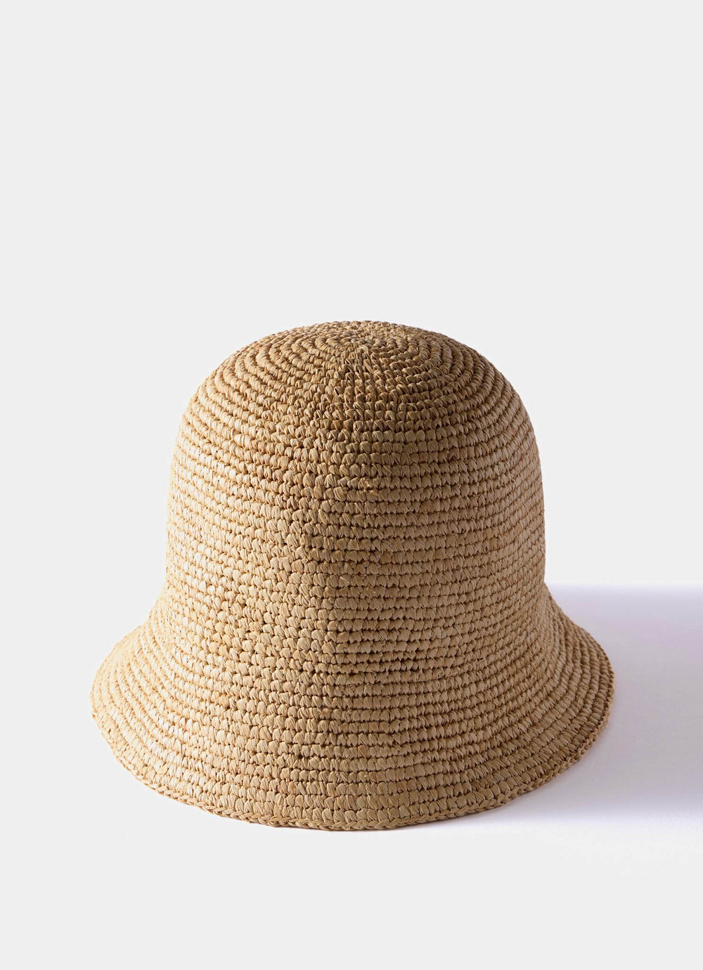 Neutral Raffia Bucket Hat