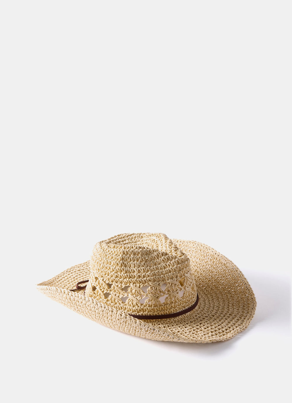Neutral Straw Cowboy Hat