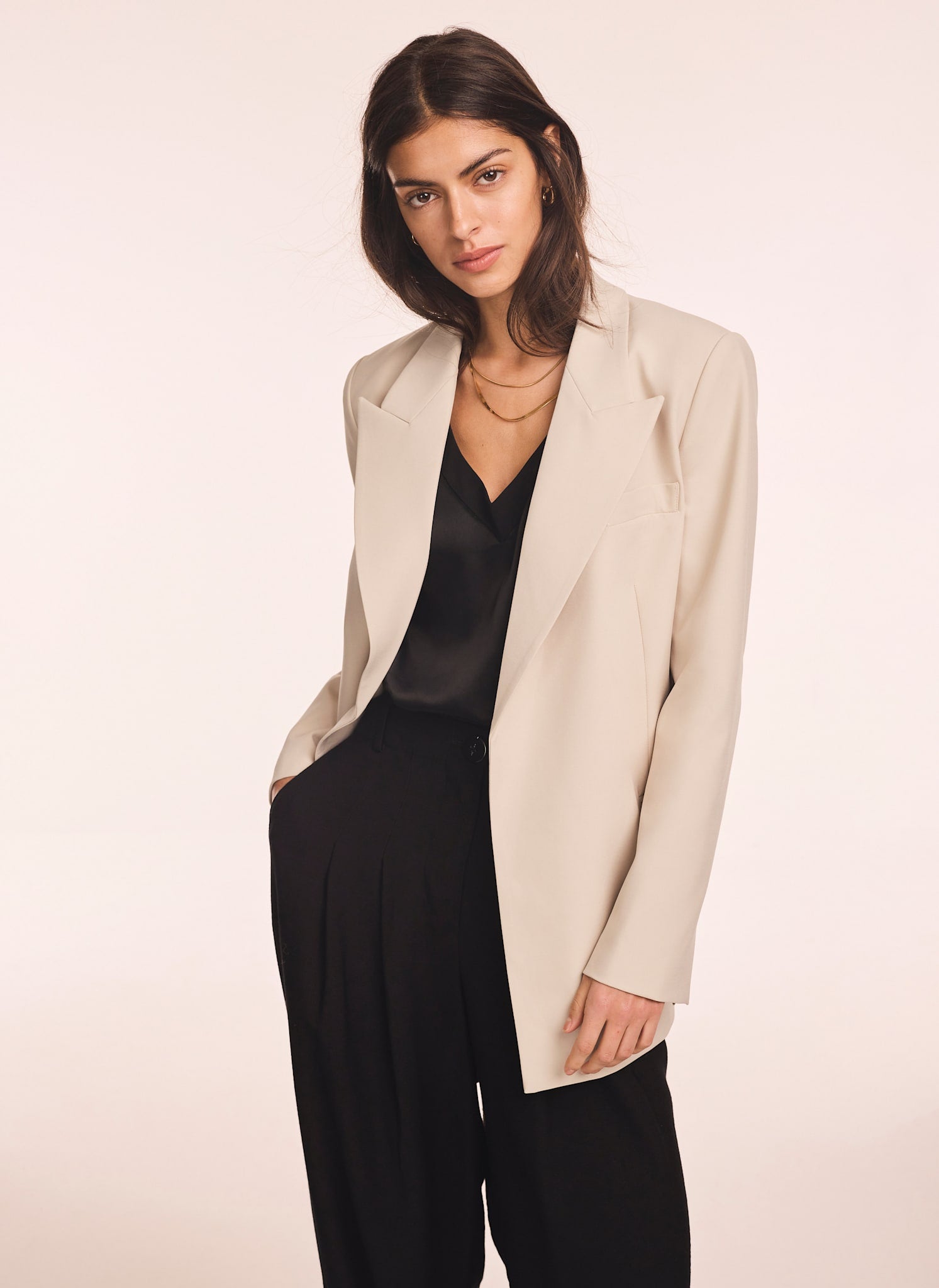 Neutral Longline Blazer