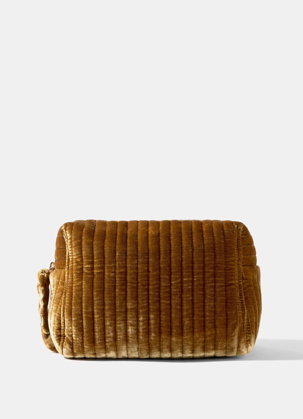Gold Velvet Large Wash Bag