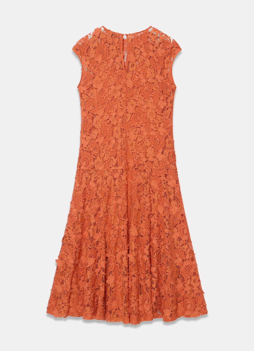 Orange Lace Midi Dress – Mint Velvet