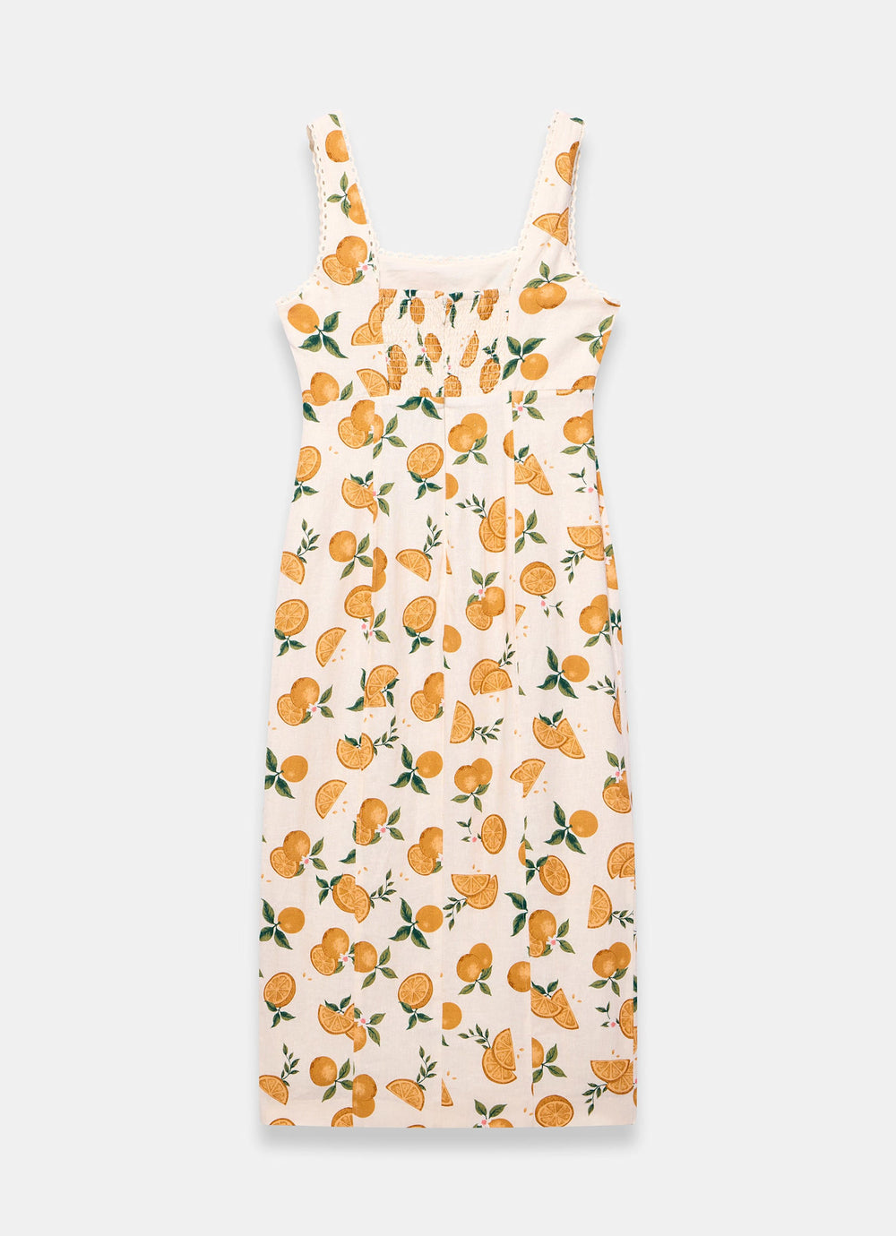tropical floral midi dress Tropical Palm Leaf Midi Dress