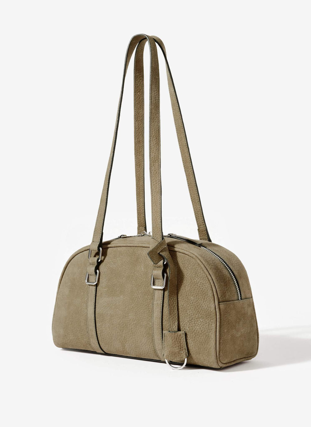 Otti Olive Green Leather Shoulder Bag