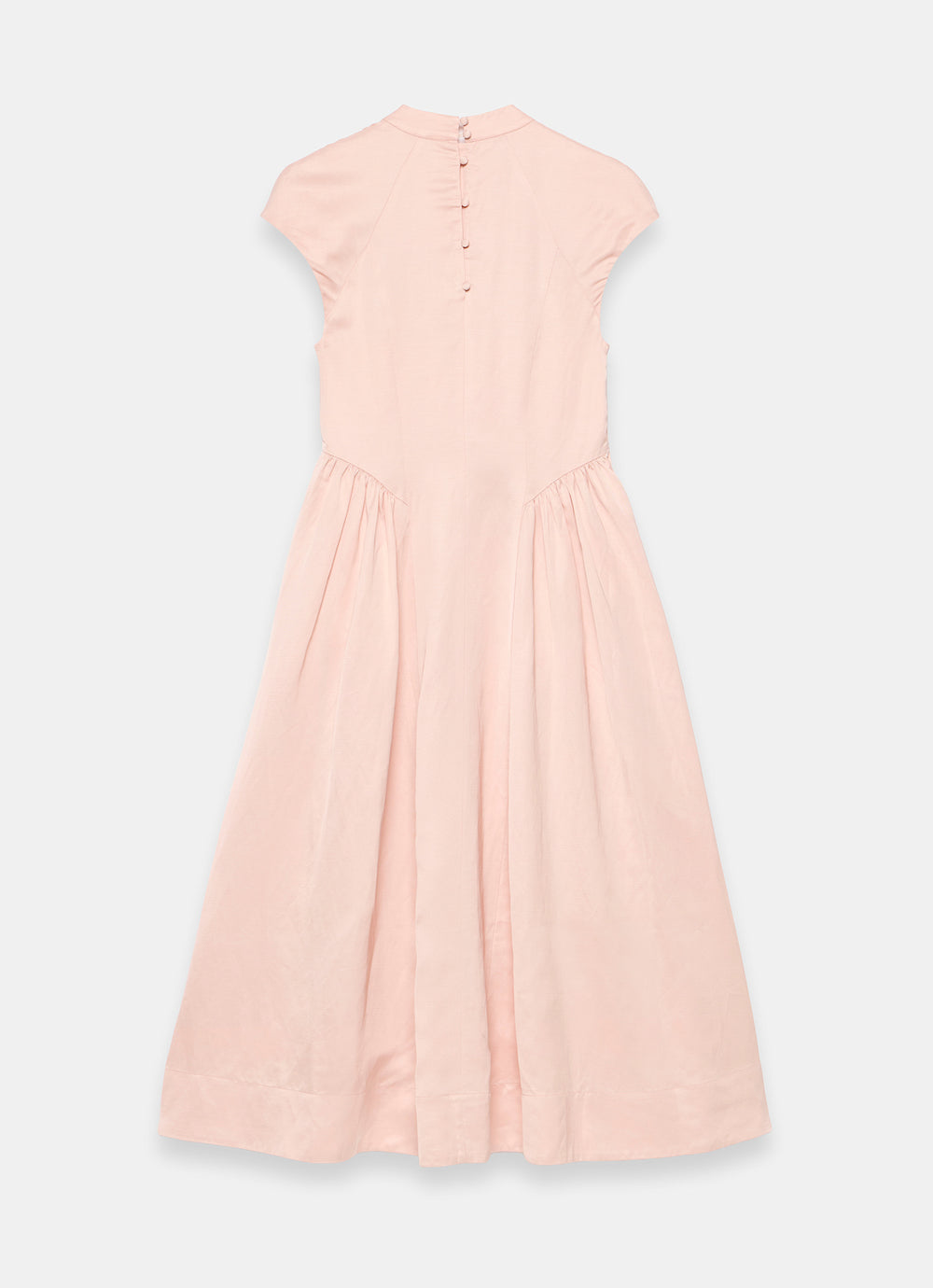 Mint Velvet Pink Ruched Detail Midi Dress | Size 6 | Pink | Short Sleeve | V Neck Mint Velvet Pink Ruched Detail Midi Dress | Size 6 | Pink | Short Sleeve | V Neck