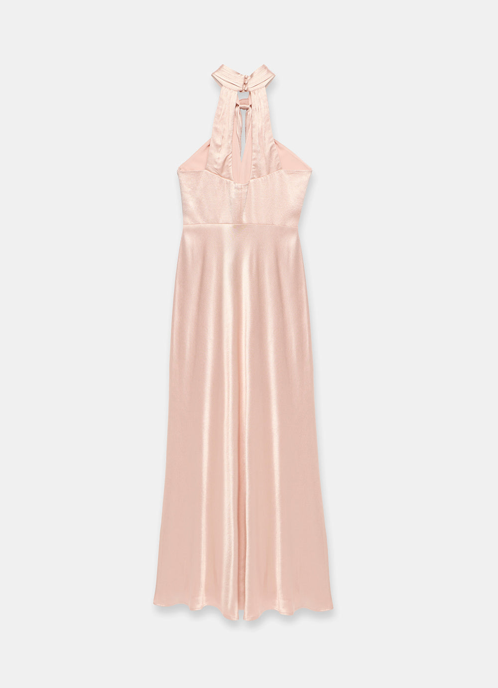 Mint Velvet Pink Satin Halter Maxi Dress | Size 12 | Pink | Sleeveless | Halter Neck Mint Velvet Pink Satin Halter Maxi Dress | Size 12 | Pink | Sleeveless | Halter Neck