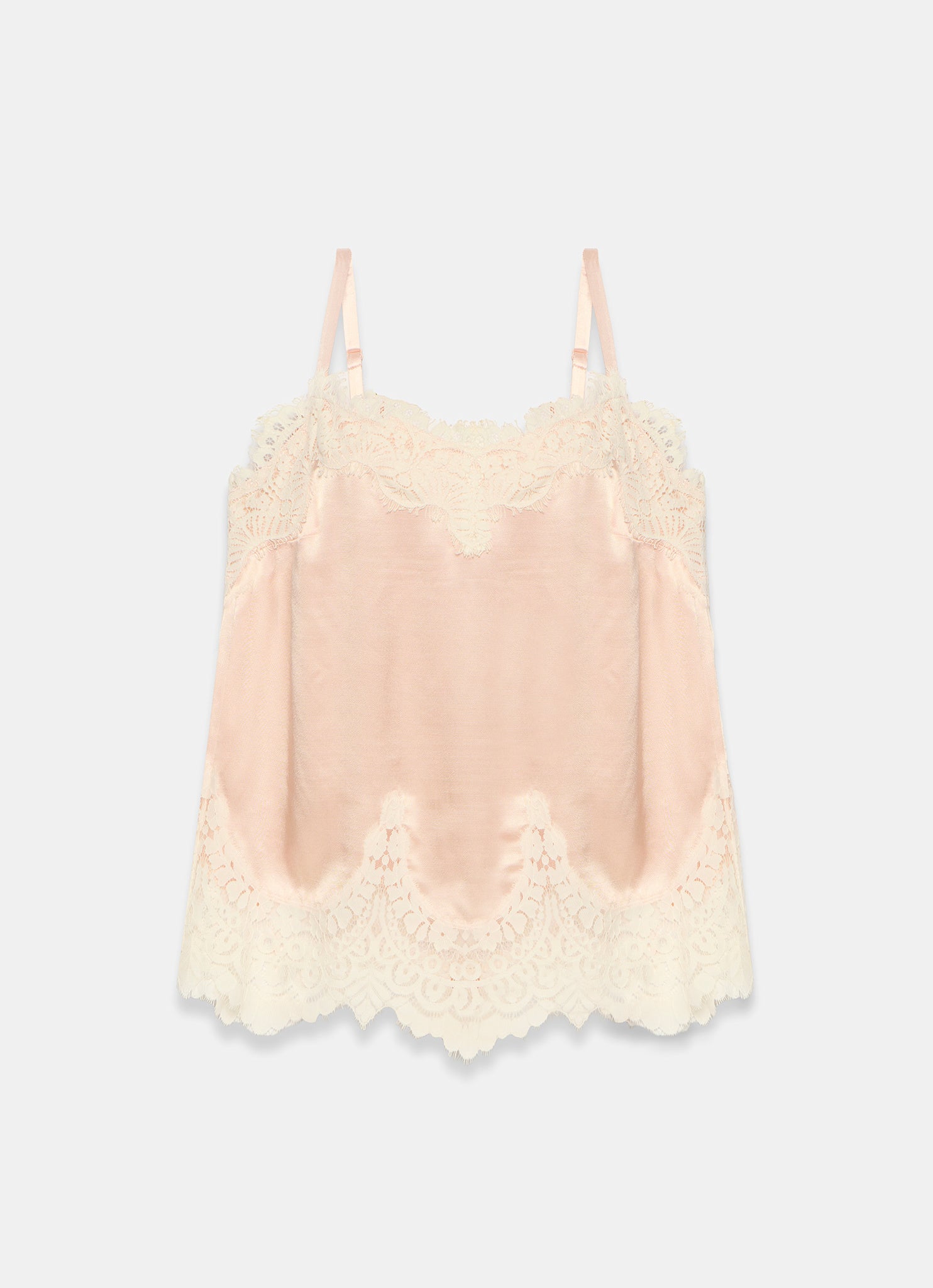 Pink Satin Lace Camisole Top – Mint Velvet