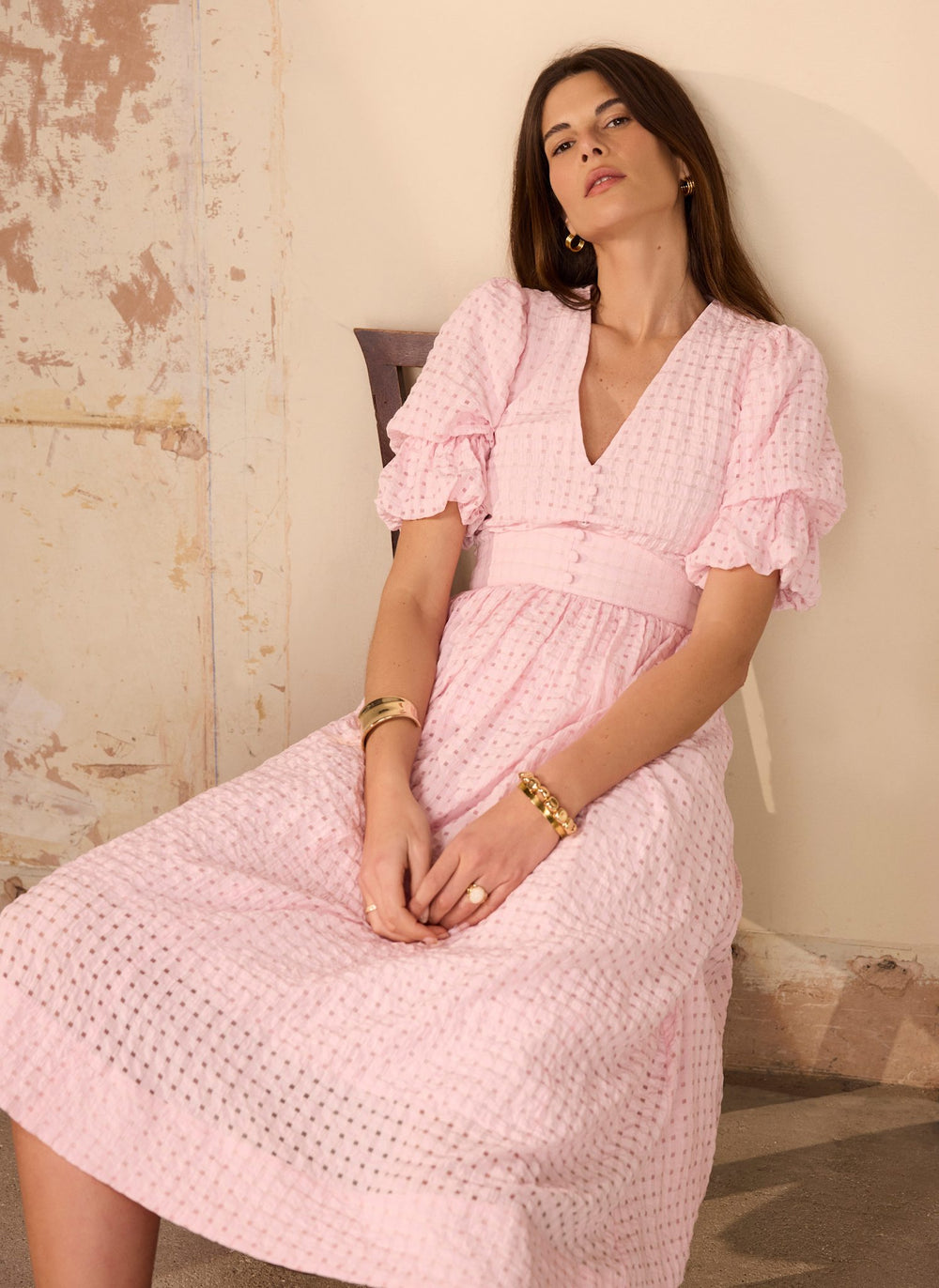 mint pink dress Sia Mint-Pink Dress