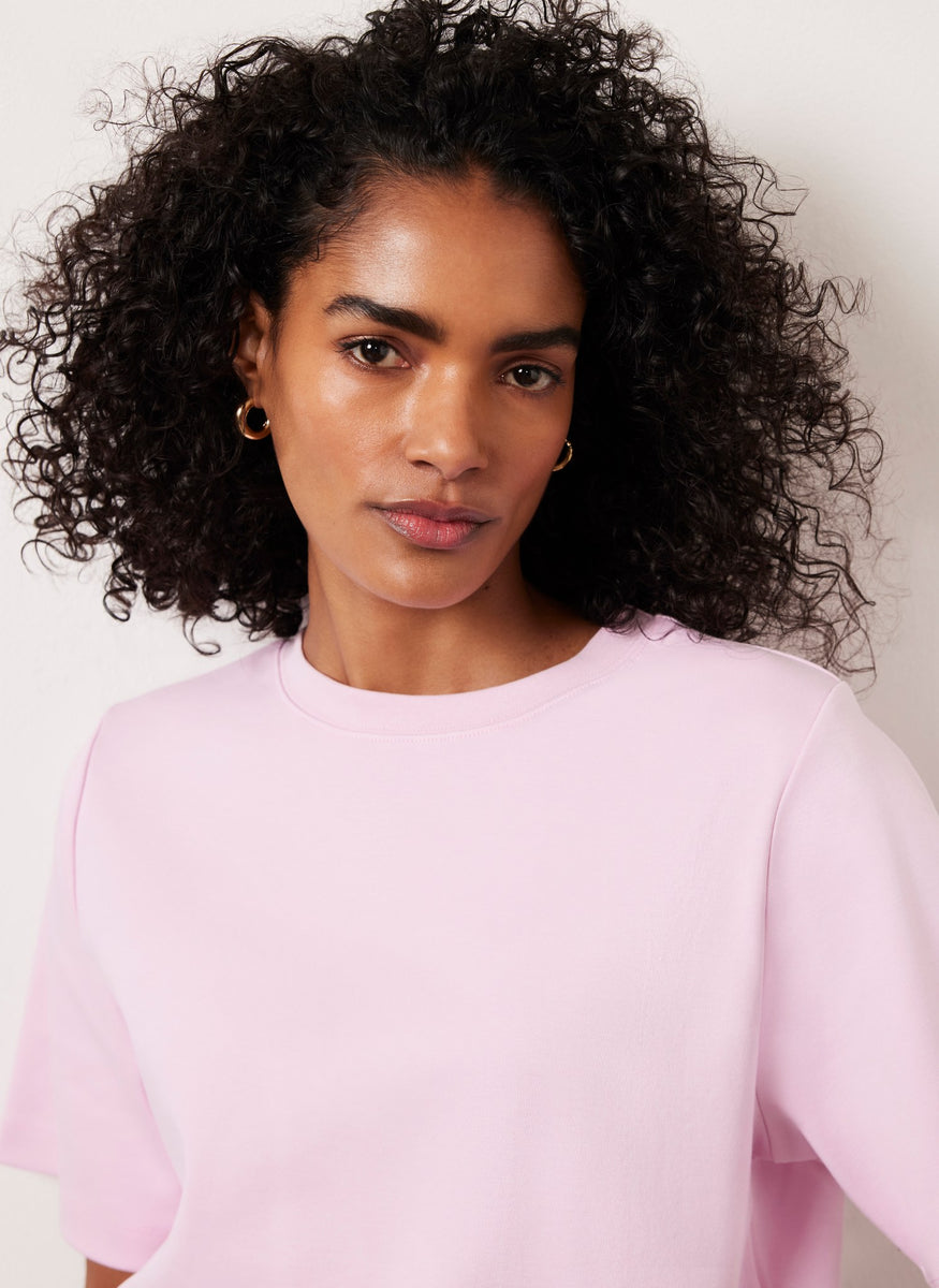 Pink Ultimate Cotton T-Shirt – Mint Velvet