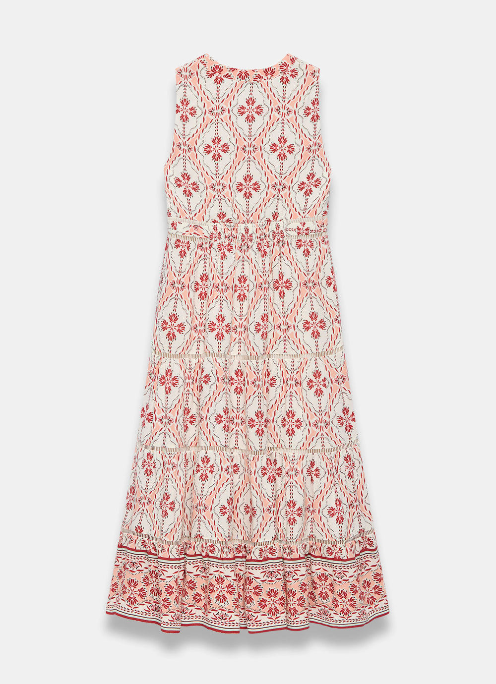 gap pink maxi dress Mint Velvet Women's Geo Print Maxi Dress - Pink - Size 10