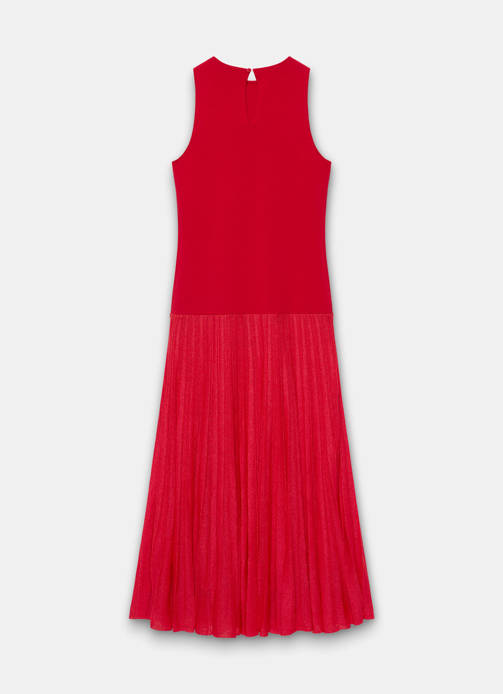 Red Knit Pleated Maxi Dress – Mint Velvet