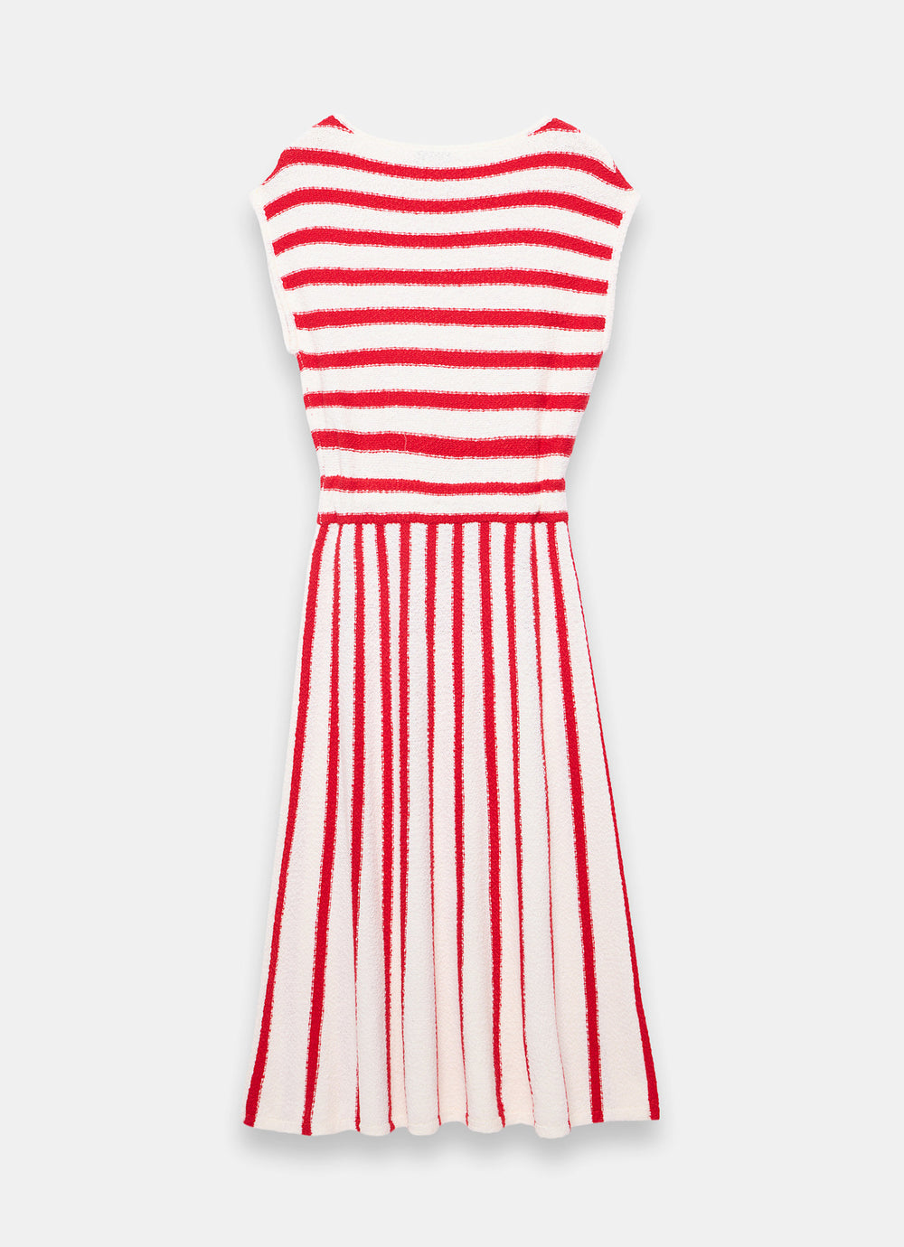 Red Striped Knit Midi Dress – Mint Velvet