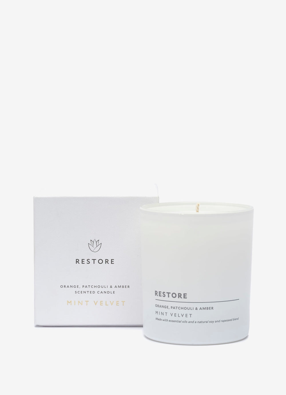 Restore Orange & Amber Candle