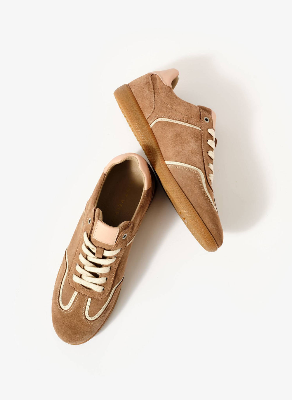 Romy Tan Suede Trainer