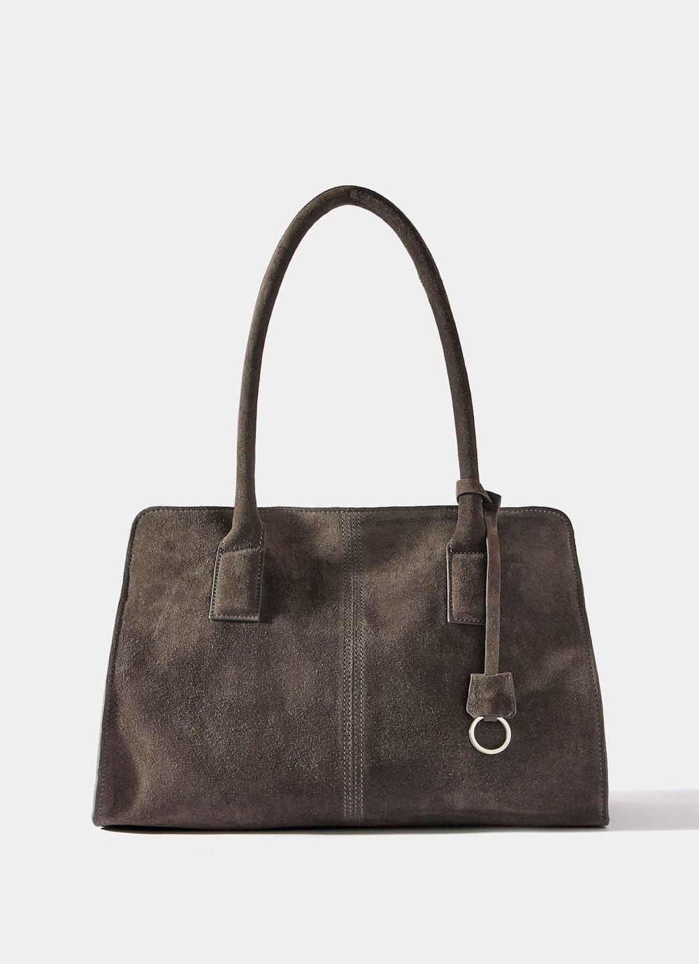 Rue Grey Suede Tote Bag