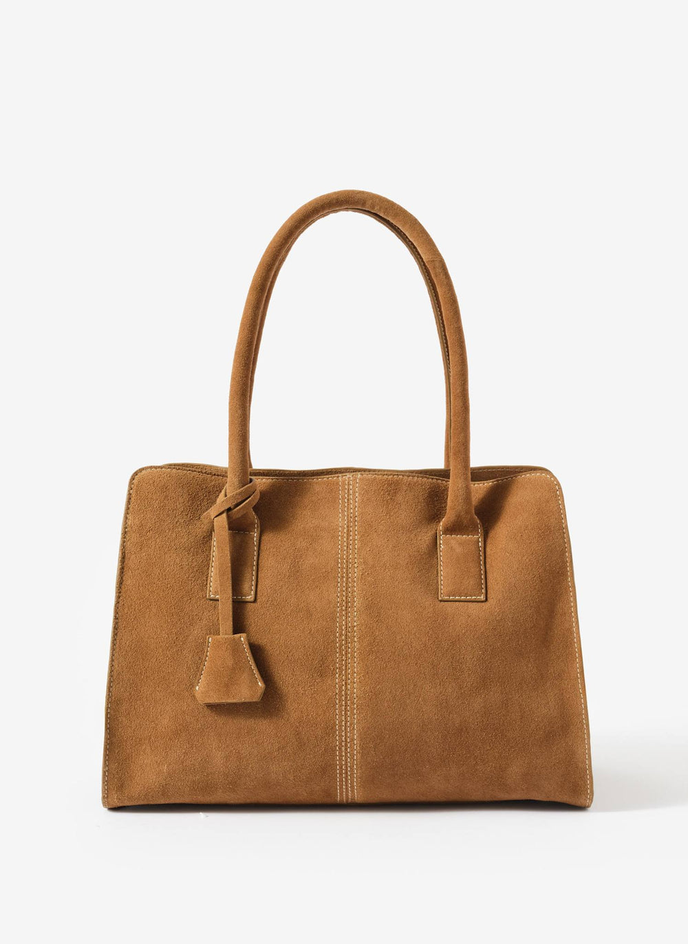 Rue Tan Suede Tote Bag