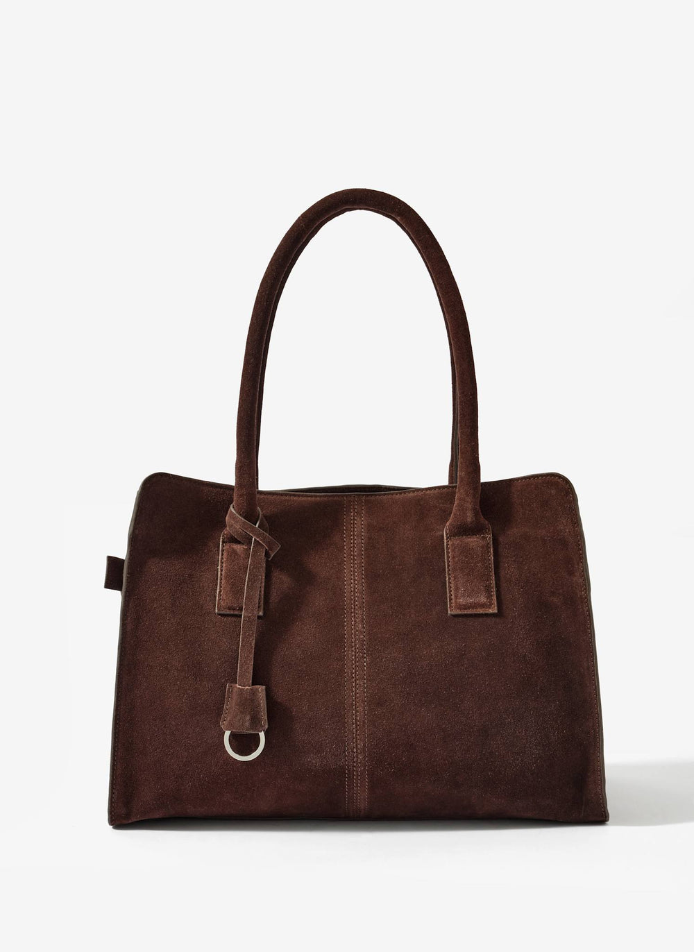 Rue Brown Suede Tote Bag