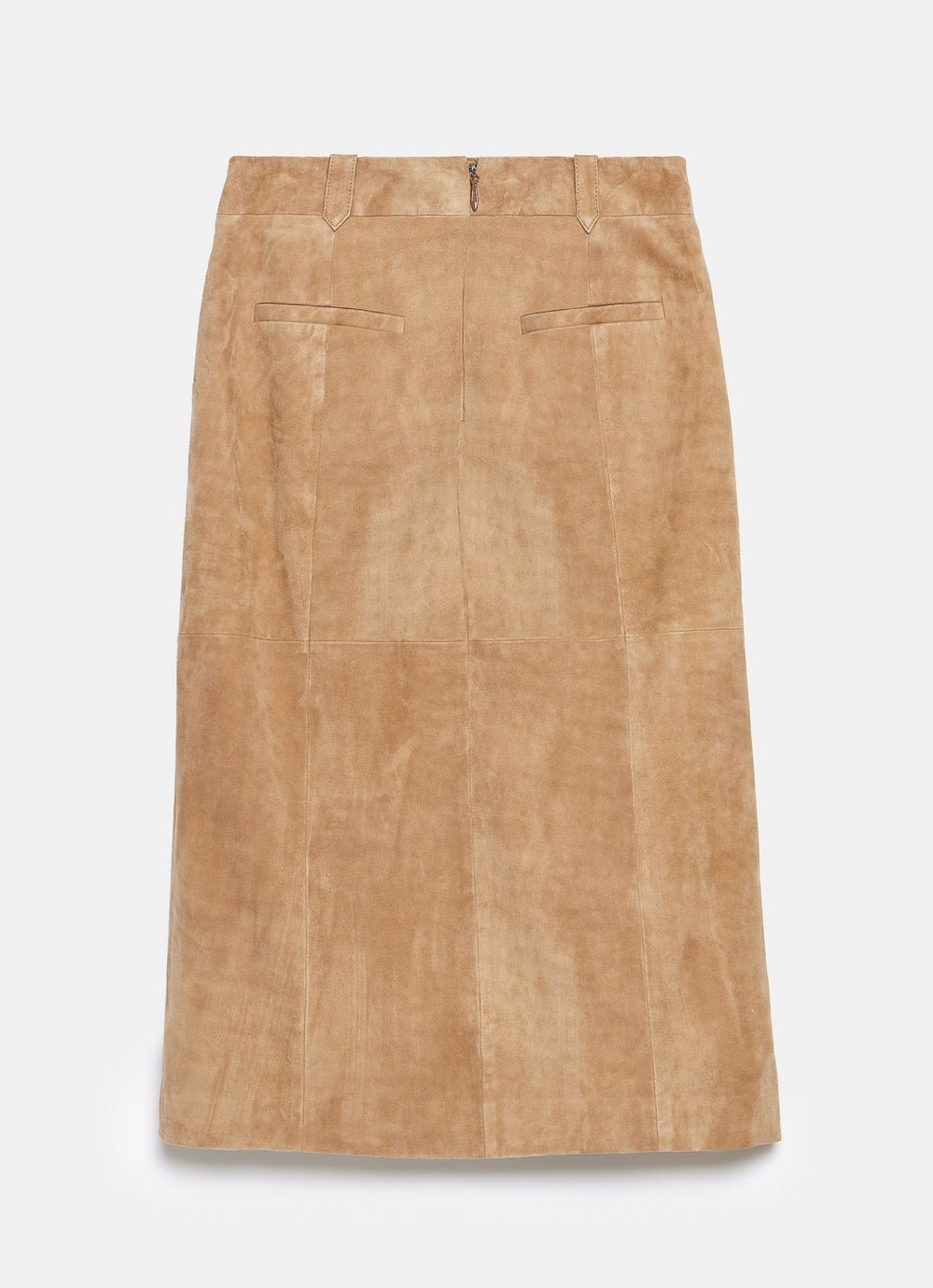 Neutral Suede Midi Skirt – Mint Velvet1