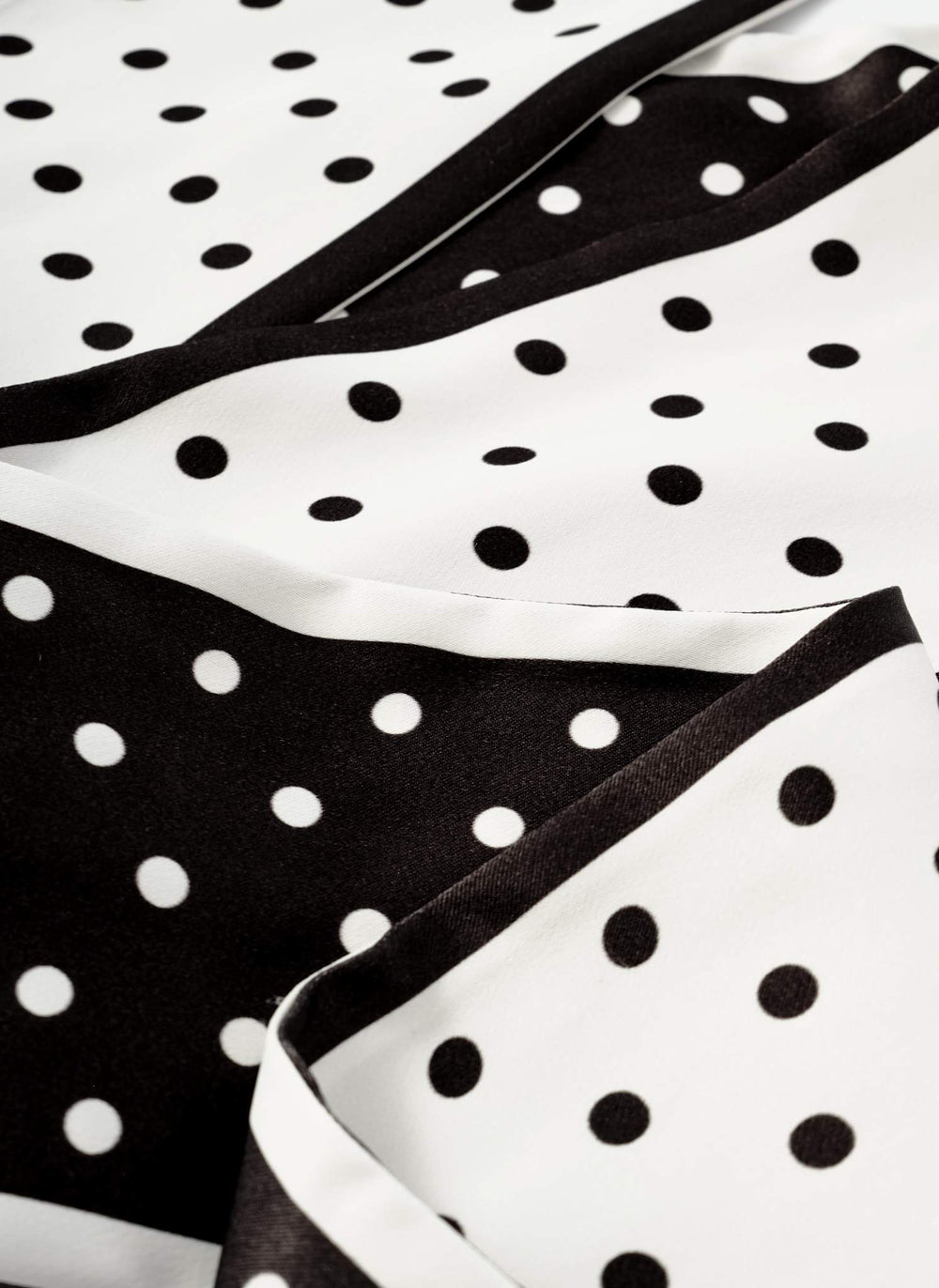 Sia Polka Dot Print Skinny Scarf