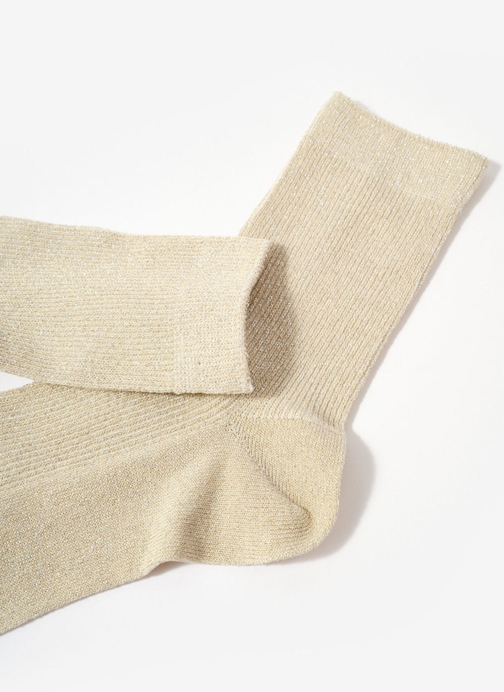 Silver Grey Glitter Socks