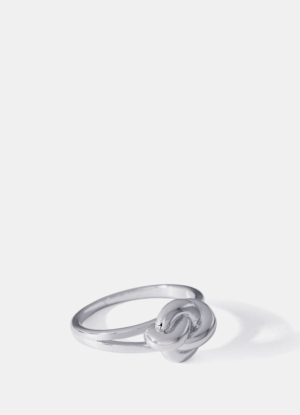 Silver Plated Knot Ring