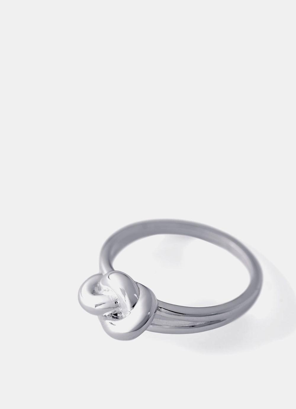 Silver Plated Knot Ring