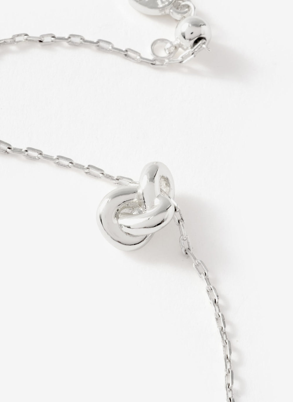 Silver Plated Knot Bracelet