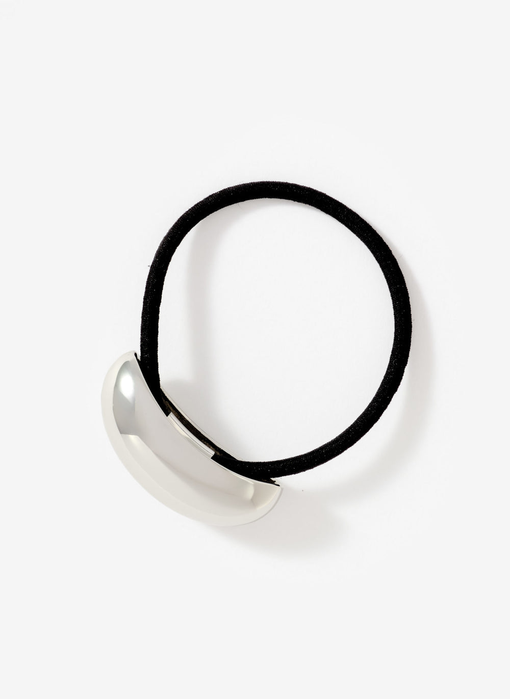 Silver Tone Clean Hairband Cuff