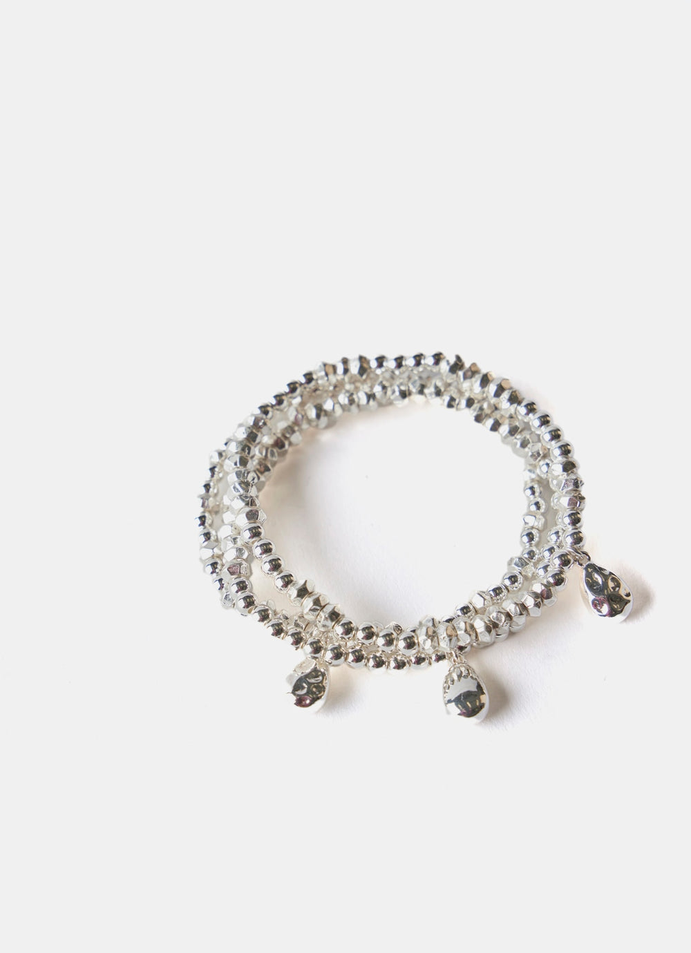 Silver Tone Friendship Bracelet Set