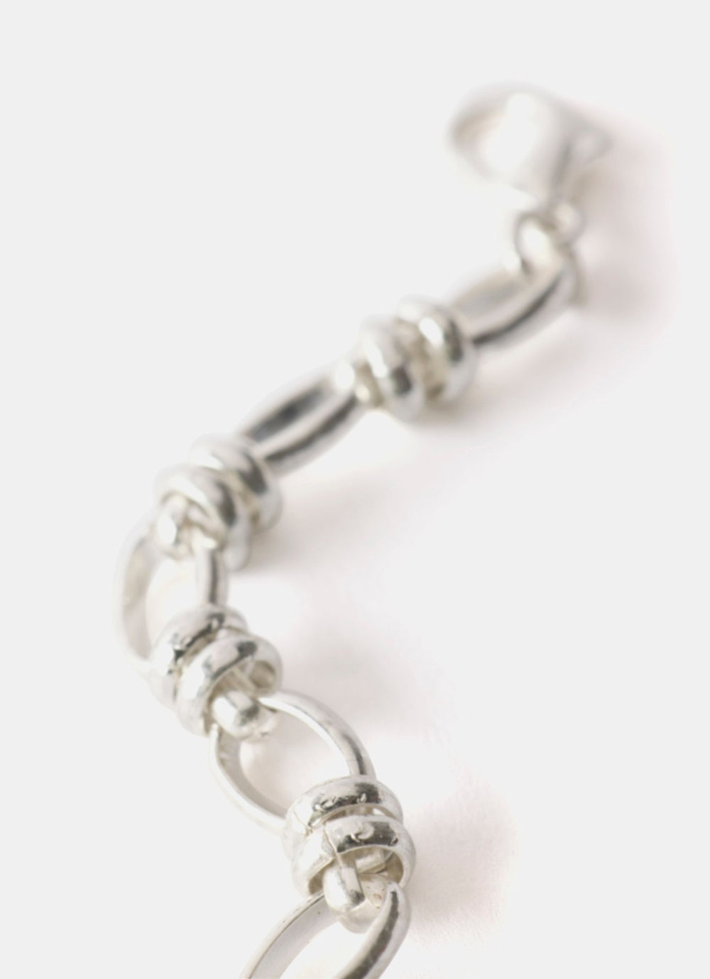 Silver Tone Heart Charm Bracelet