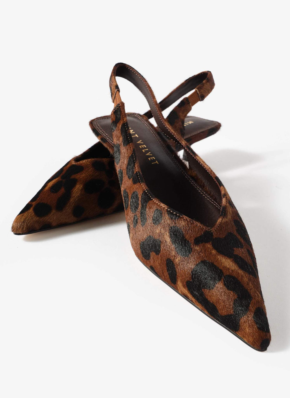 Skye Leopard Print Slingback Court Heels