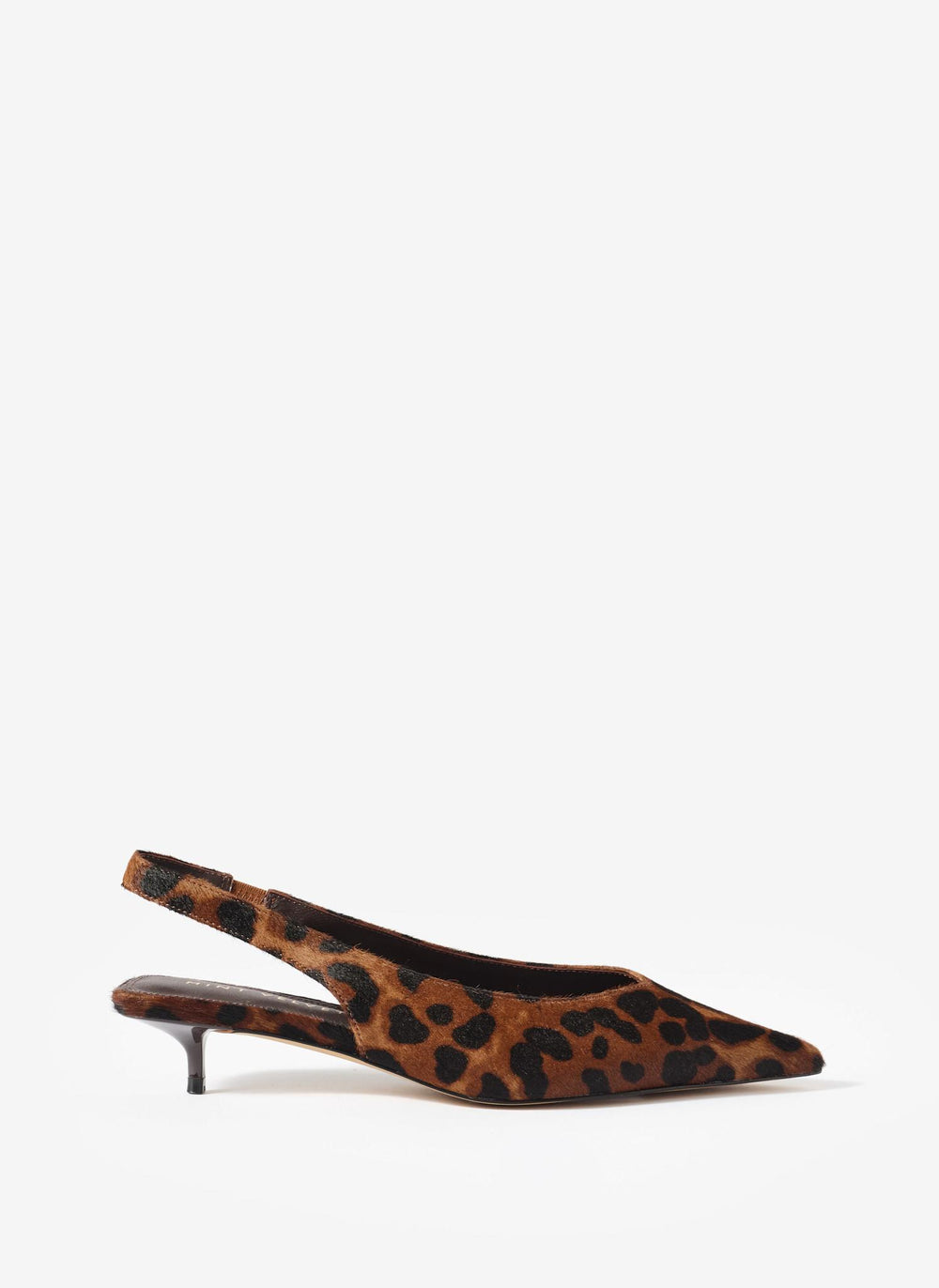 Skye Leopard Print Slingback Court Heels