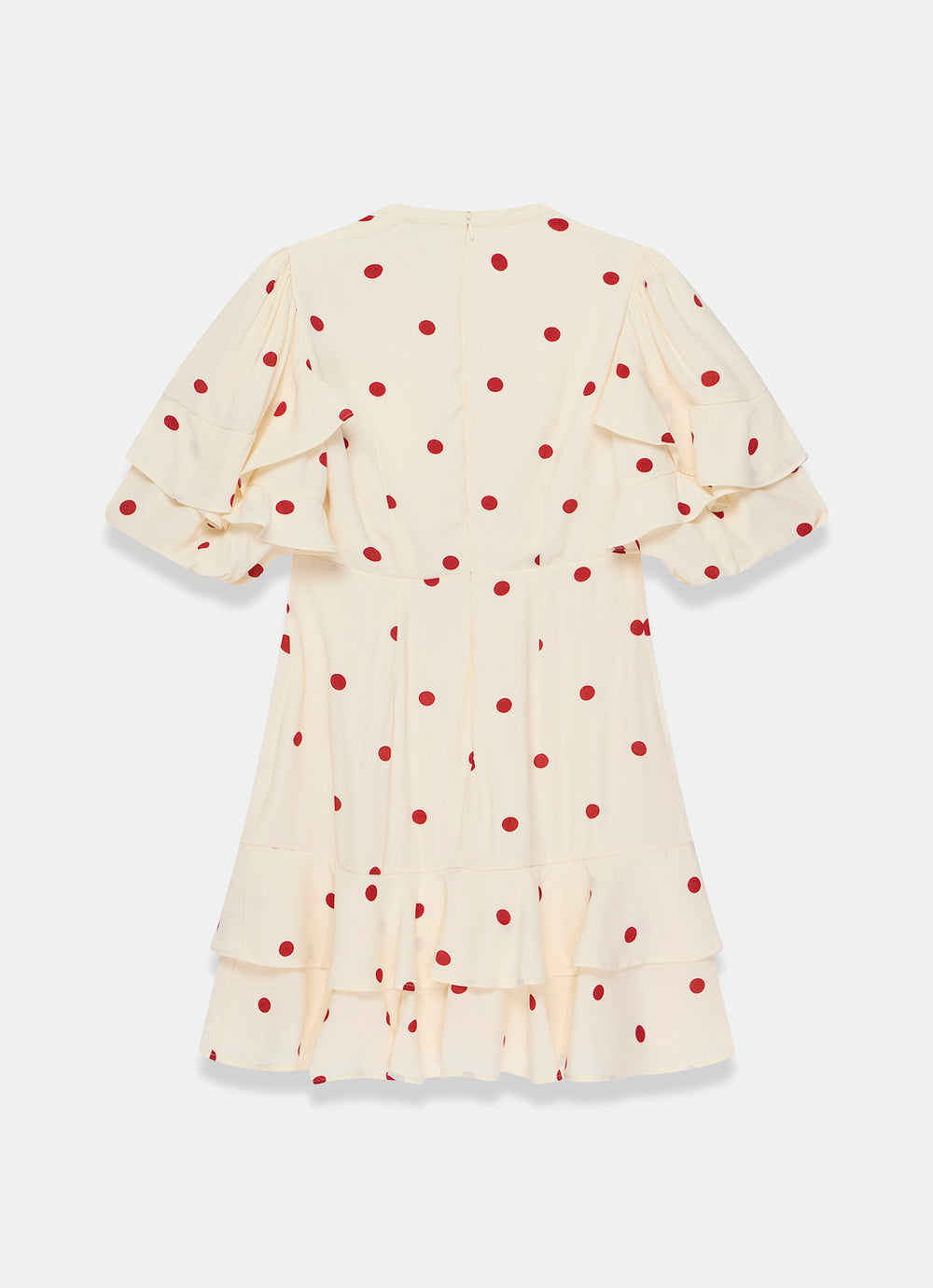 Mint Velvet Women's Polka Dot Mini Dress - Red