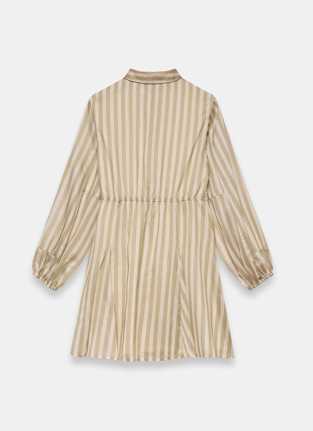 Khaki Stripe Wrap Mini Dress – Mint Velvet
