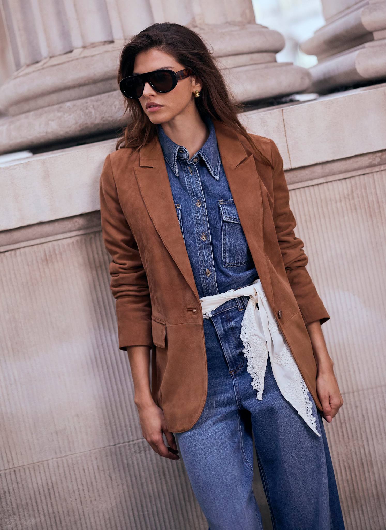 Suede Blazer
