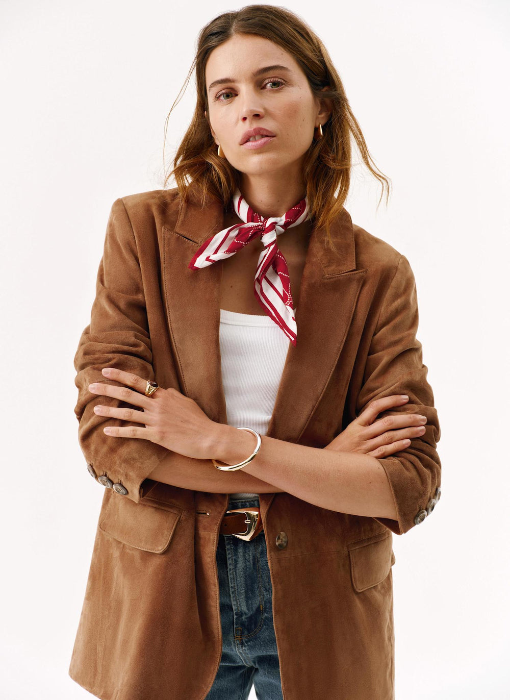 Tan Suede Blazer