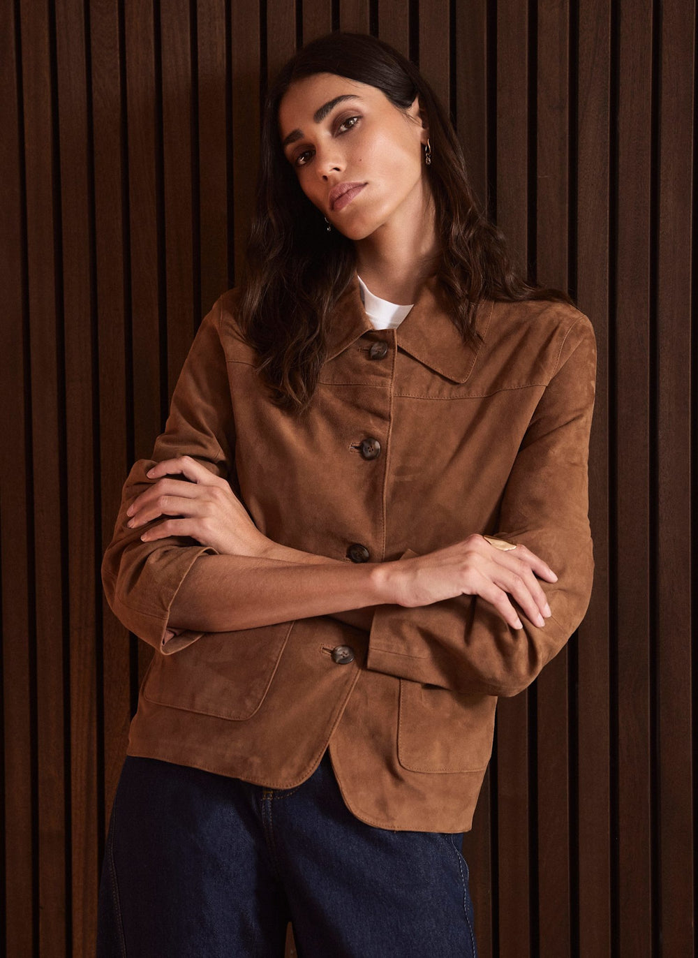 Tan Suede Jacket