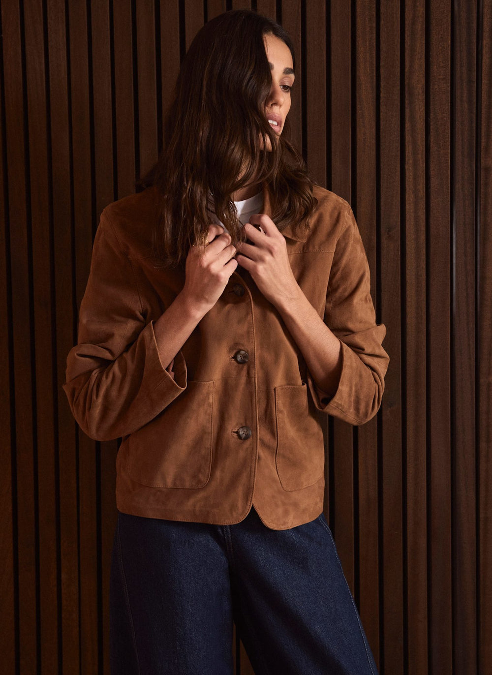 Tan Suede Jacket
