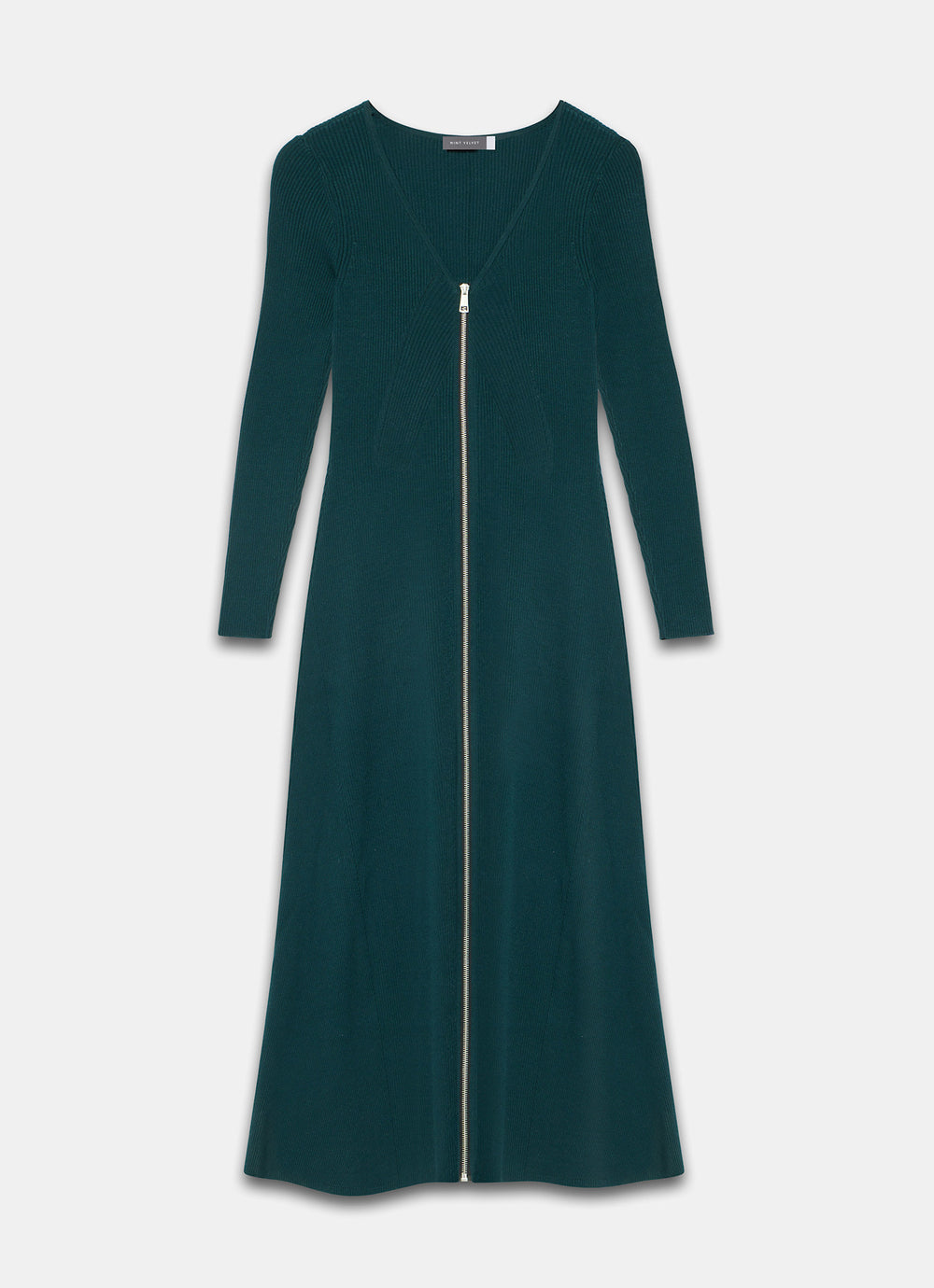 Teal Knit Zip Detail Maxi Dress Mint Velvet Teal Knit Zip Detail Maxi Dress Mint Velvet