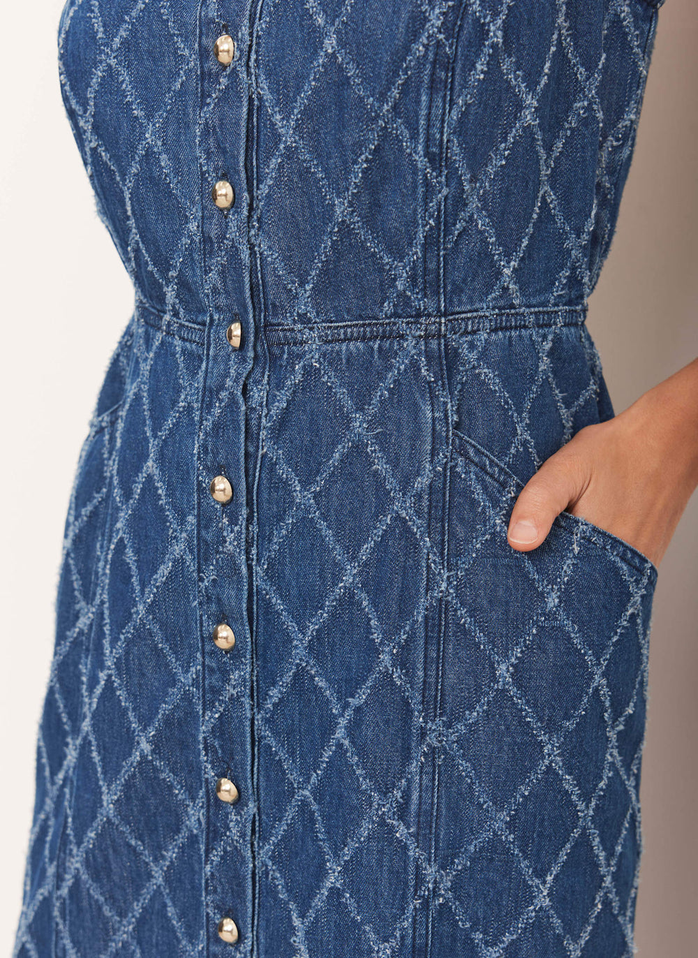 white christmas dresses Black Denim Midi Shirt Dress – Mint Velvet main image 0