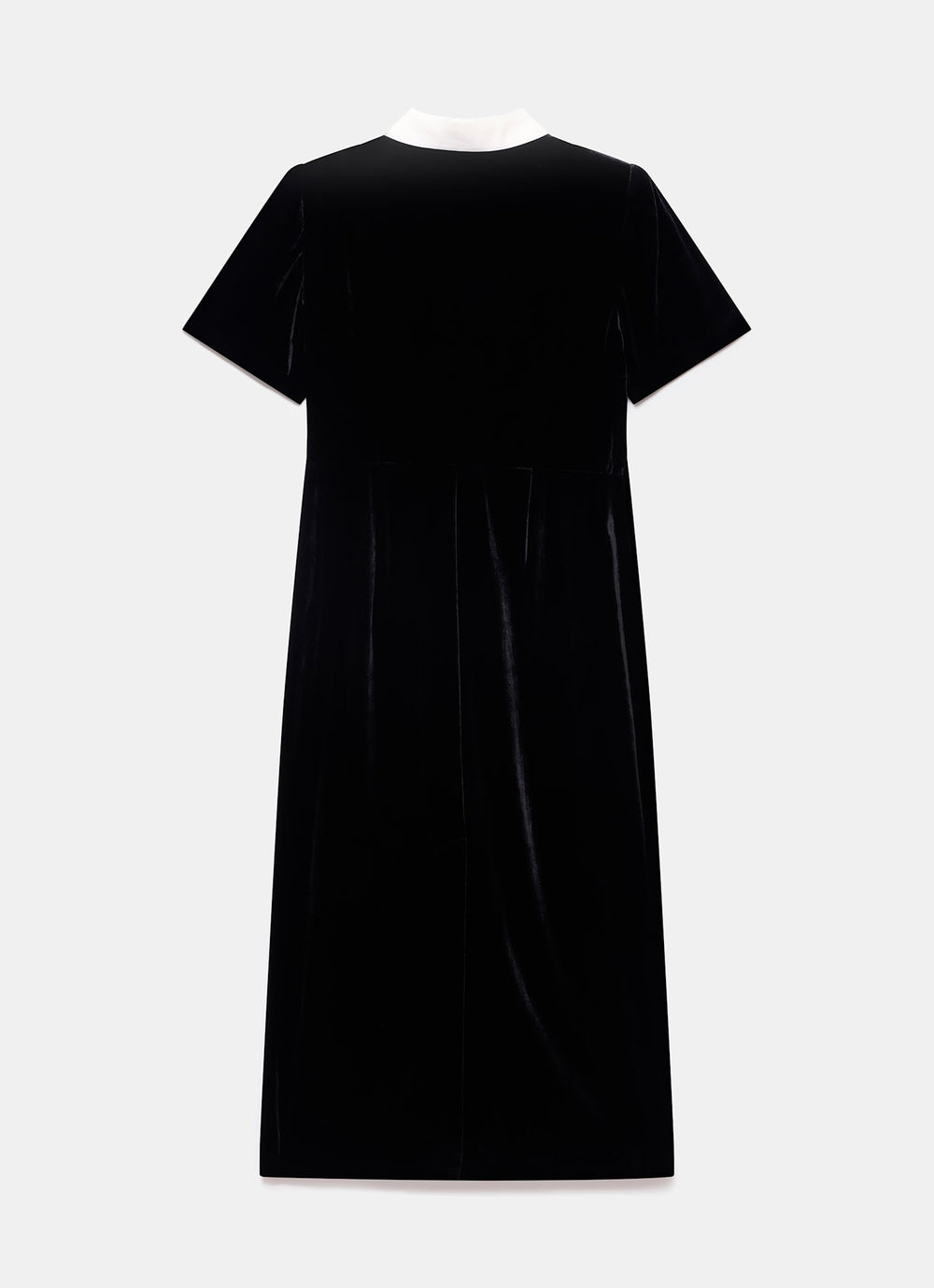 Black Velvet Shirt Midi Dress – Mint Velvet