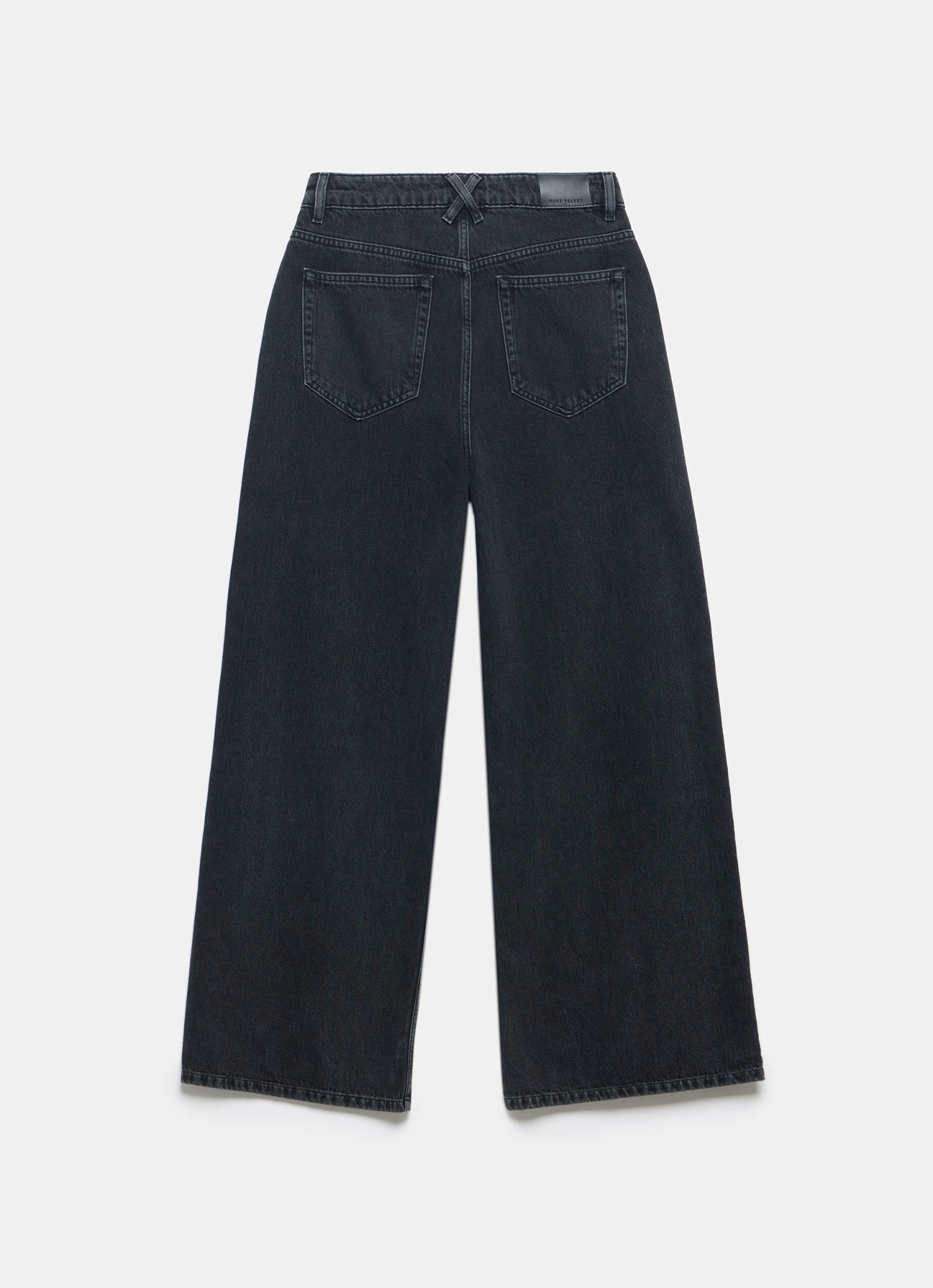 Washed Black Super Soft Wide Leg Jeans – Mint Velvet