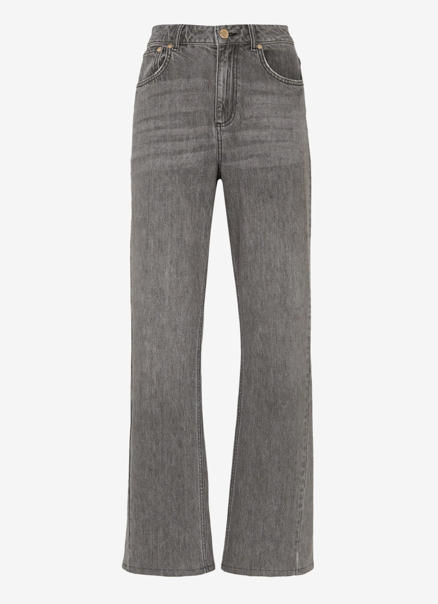 Washed Grey Wide Jeans – Mint Velvet