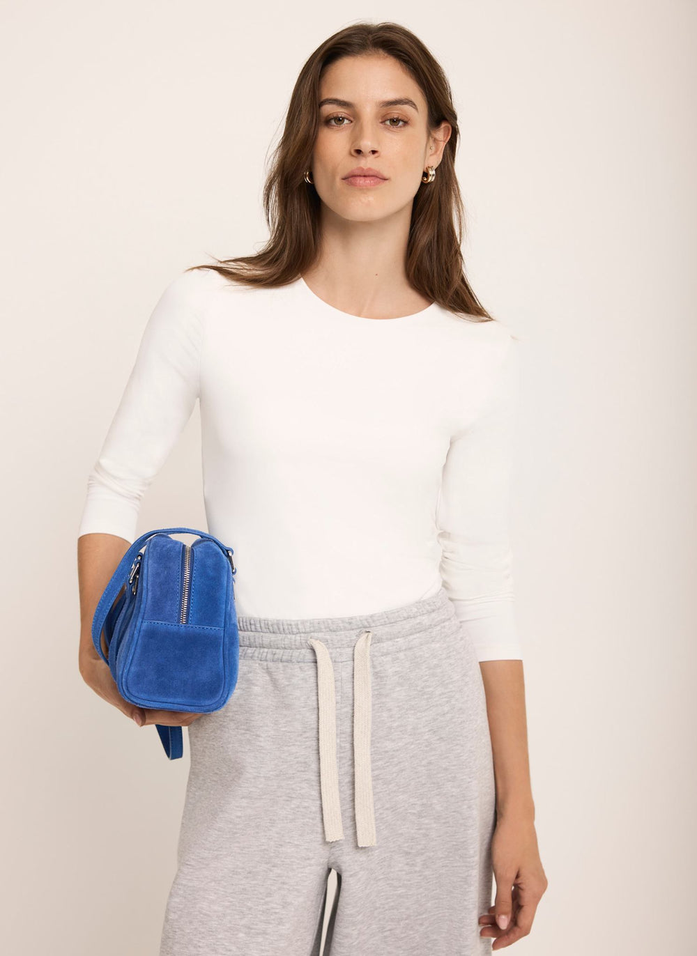 White Long Sleeve Layering Top